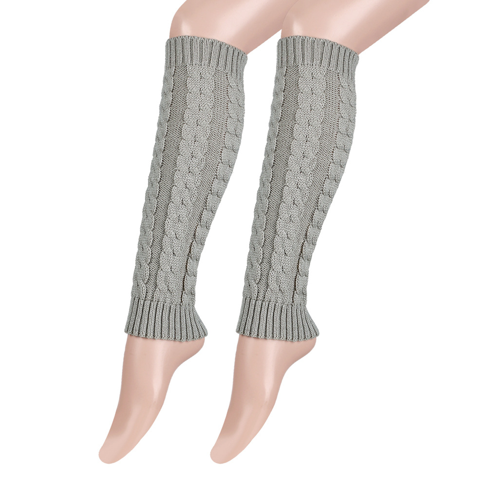Knit Leg Warmers Warm Boot Socks for Women Cozy Leggings Knee High Thermal Socks